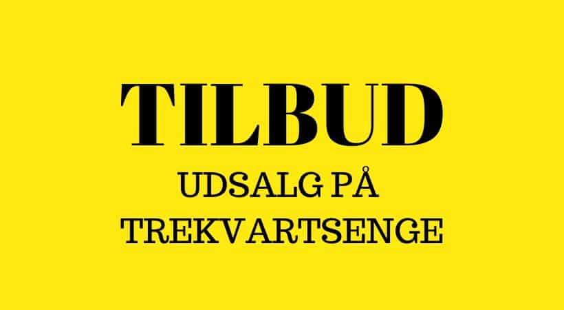 3/4-senge på tilbud