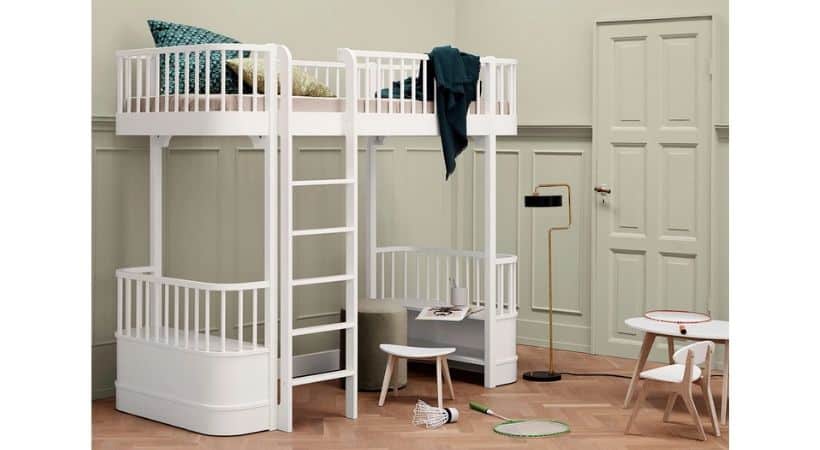 Oliver Furniture Wood højseng – Hvid