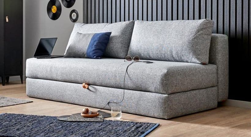 Sovesofa med magasin