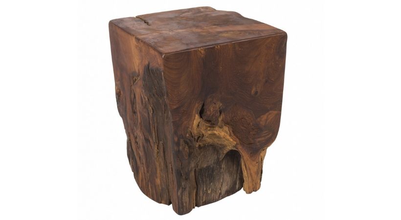 Teaktræ sengebord