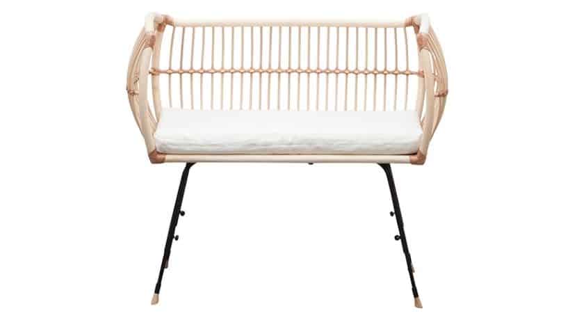 Flettet bedside vugge