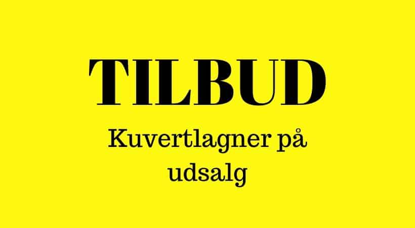 Tilbud på kuvertlagner